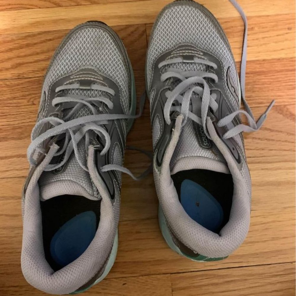 Grey Asics running sneakers size 8.5